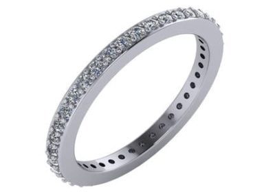 Custom Prong set Diamond Ring