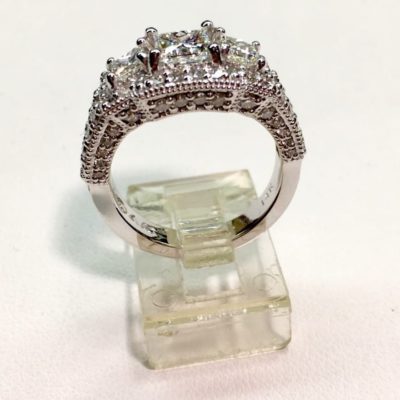 3 stone diamond ring nyc
