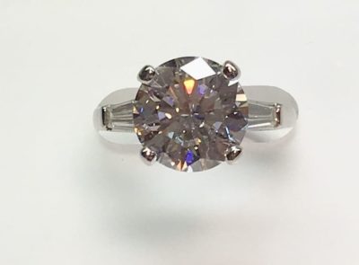 Tapered engagement ring New York