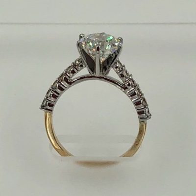 two tone diamond ring 2
