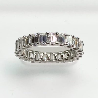 Emerald Cut Diamond Ring 2